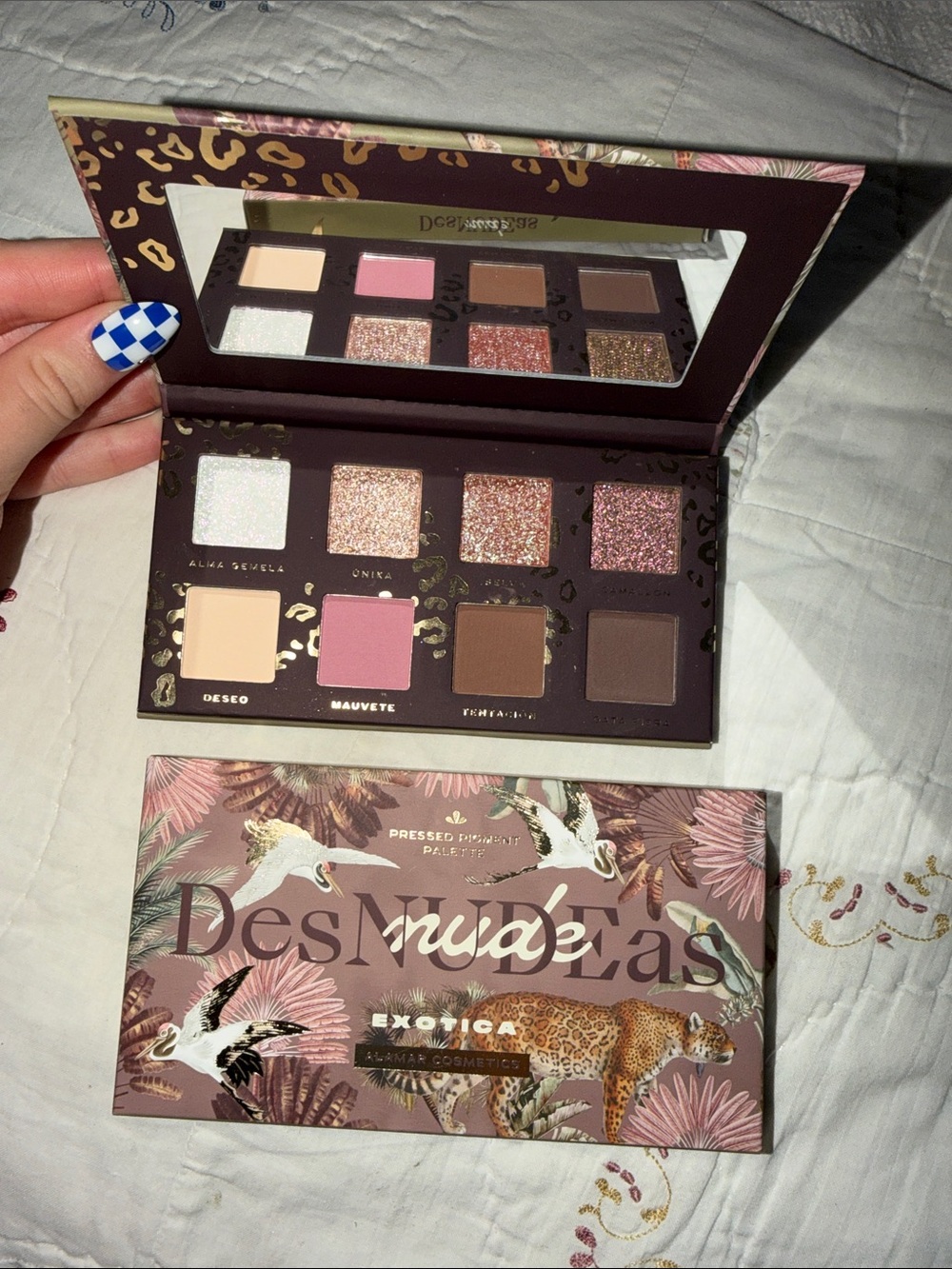 Desnude Exotica Nude Eyeshadow Palette - Pink & Brown Shades